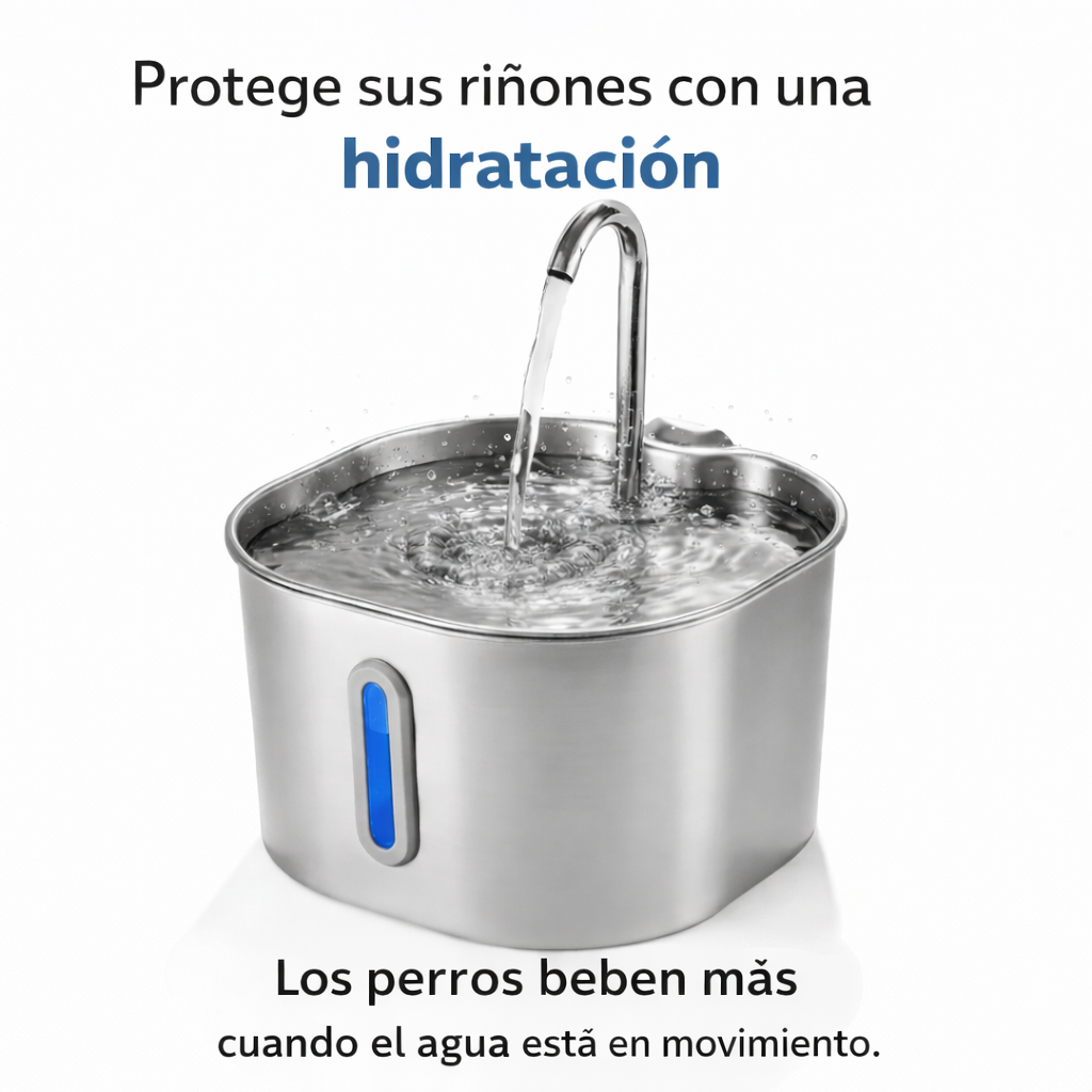 Fuente de Agua de Acero Inoxidable