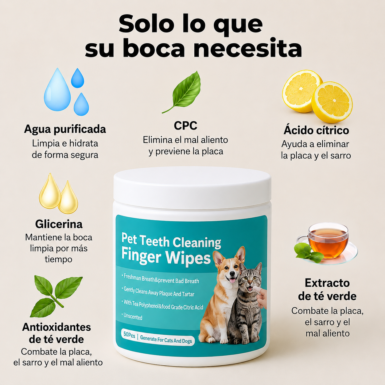 Toallitas Dentales Naturales Nivora