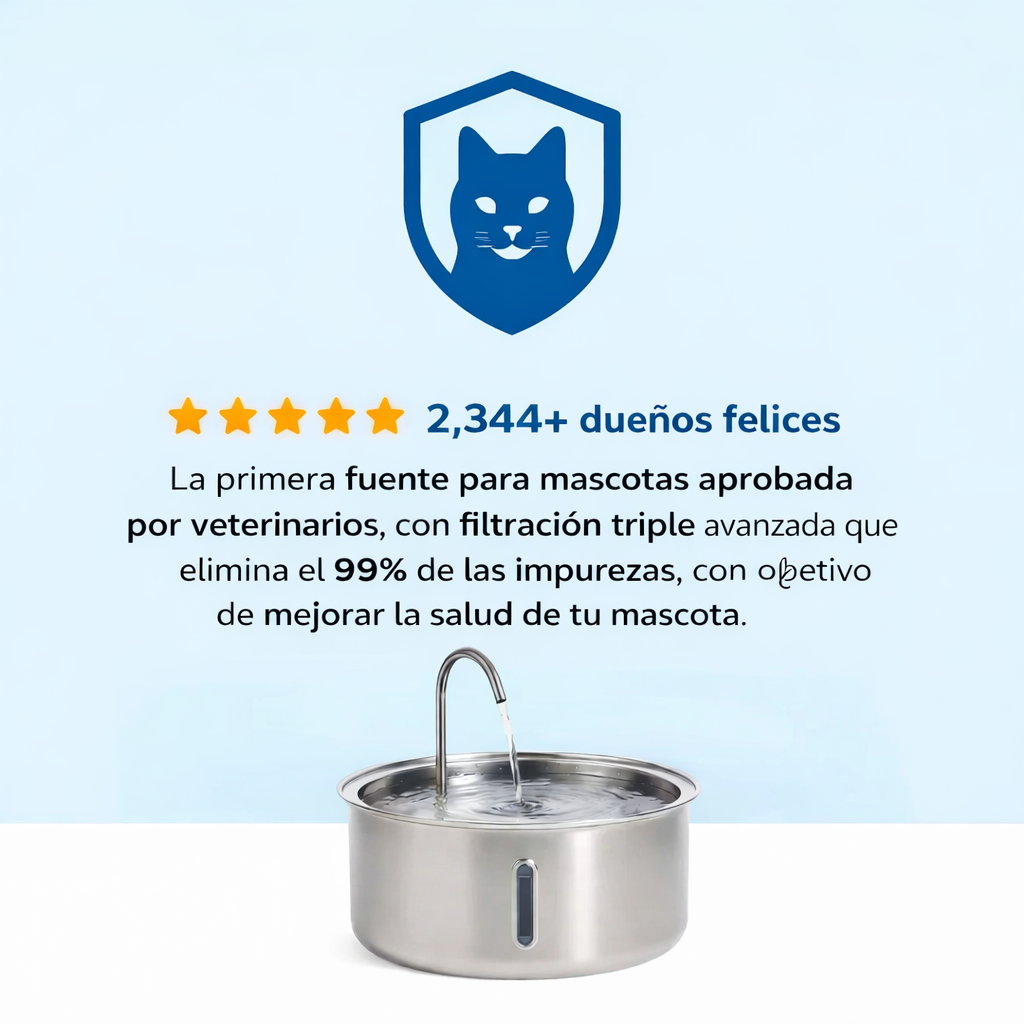 Fuente de Agua de Acero Inoxidable